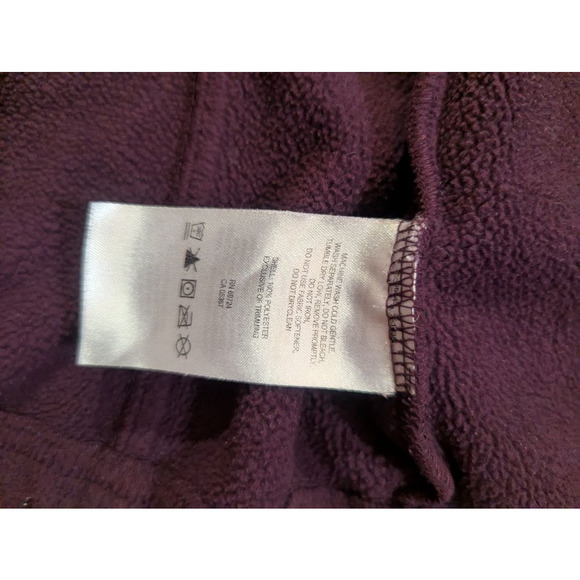 Columbia Titanium Fleece Jacket Wine Full Zip Medium - Picture 10 of 13
